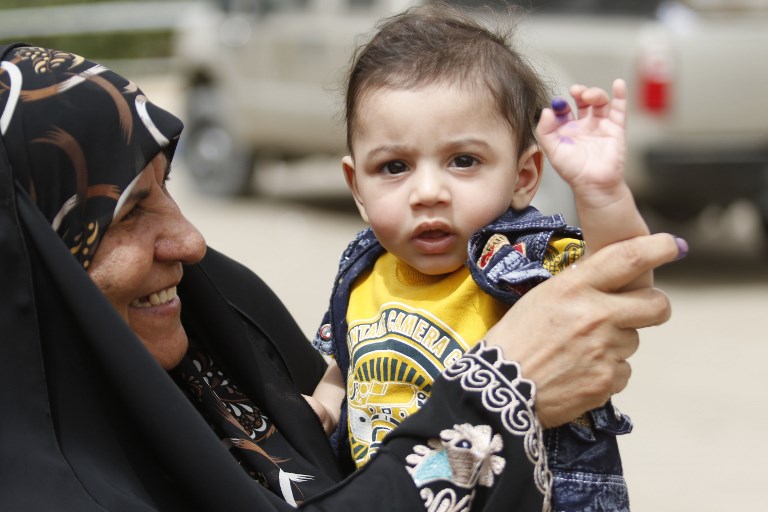 People in the Kurdistan Region and Iraq vote in the parliamentary elections across the country. (Photo: AFP)